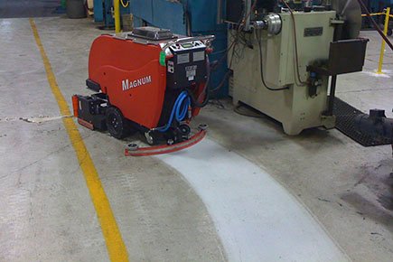 clean concrete